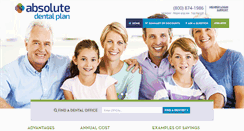 Desktop Screenshot of absolutedentalplan.com